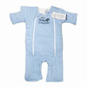 HALO Magic Sleepsuit Blue Large 3-6M 18-21lbs NEW w/ Tags Swaddle Transition NWT